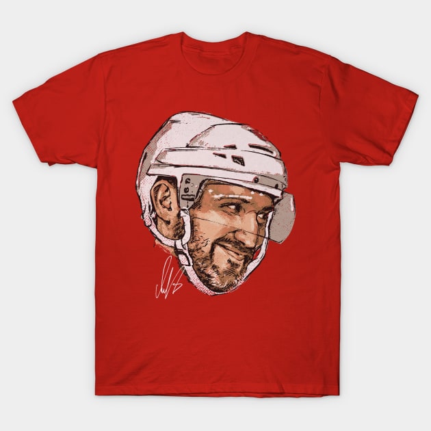 Alex Ovechkin Washington Portrait T-Shirt by artbygonzalez